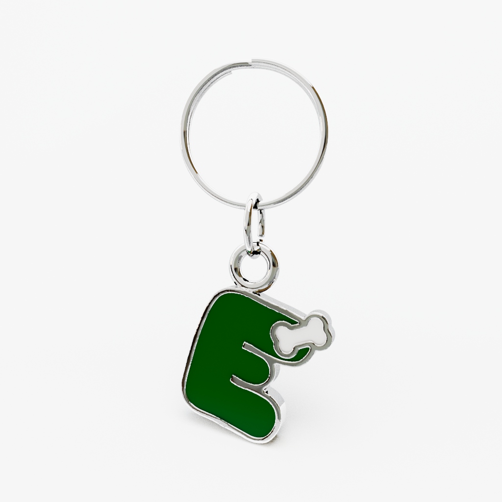 Medaglietta Lettera • Osso Verde